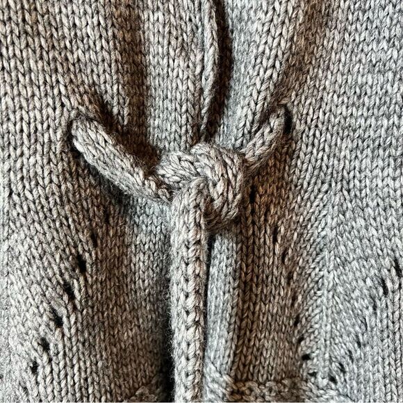 Anthropologie Elsamanda Alpaca Blend Tie Waist Cardigan - Picture 6 of 11